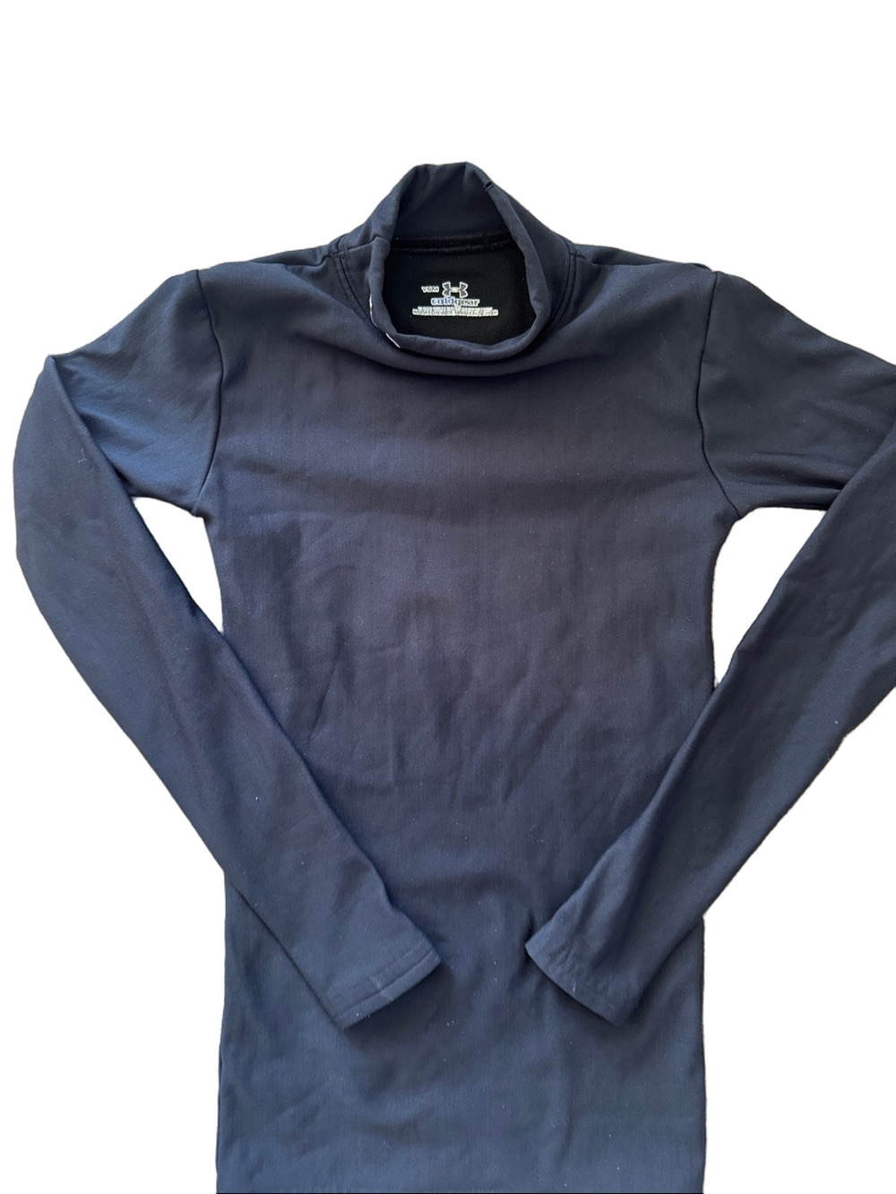Under Armour Black kids Turtleneck cold gear Long-Sleeve Top